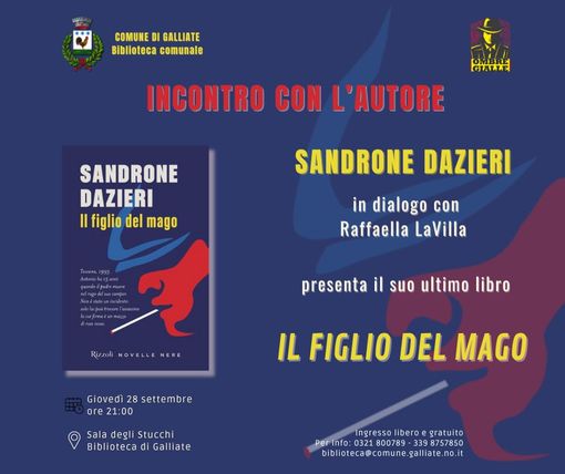 Sandrone Dazieri ospite a &quot;Ombre gialle&quot;