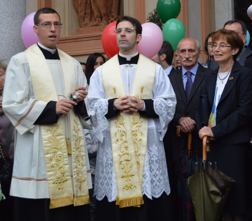 Don Riccardo Cavallazzi, Borgomanerese nel team Italiano dei Preti