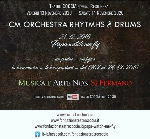 La Fondazione Teatro Coccia riparte dallo streaming La Fondazione Teatro Coccia riparte dallo streaming