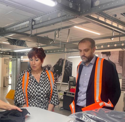 Il sindaco Binatti e il Questore di Novara in visita al polo logistico di Kering Il sindaco Binatti e il Questore di Novara in visita al polo logistico di Kering