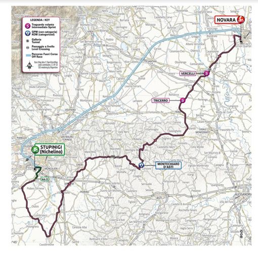 Giro d’Italia: a Novara già da sabato nei pressi dell’arrivo stop a traffico e sosta