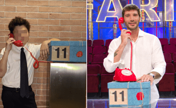 Stefano De Martino, il figlio Santiago lo imita e 'conduce' Affari Tuoi: l'incredibile somiglianza