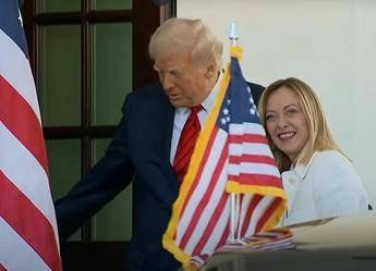 Dazi, Meloni alla Casa Bianca. Trump: &quot;Gran persona&quot;