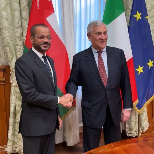 Tajani a ministro Esteri Oman “Sostegno a mediazione tra Usa e Iran”
