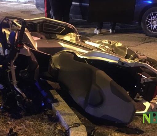 Valdengo, scontro tra moto e auto, foto archivio