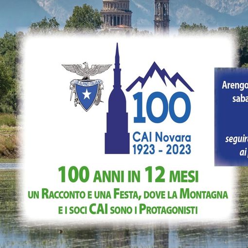 Il Cai Novara celebra il suo centenario al salone Arengo