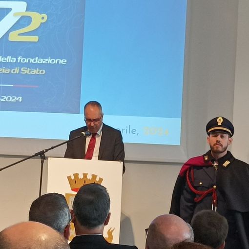 Il nuovo questore Fabrizio La Vigna ha fatto il suo debutto durante le celebrazione del 172° anniversario di fondazione della Polizia di Stato