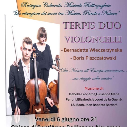 Bellinzago Novarese:  concerto del Terpis Duo alla Chiesa di S. Anna
