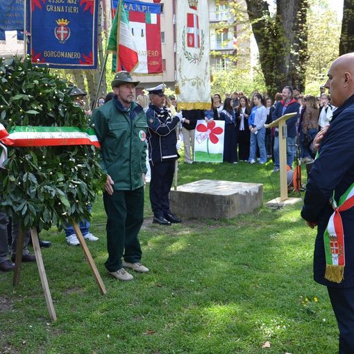 Celebrato il 25 aprile a Borgomanero