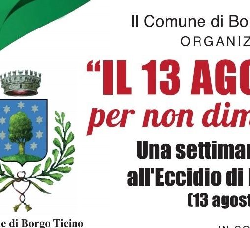 Borgo Ticino si appresta celebrare i martiri della Resistenza