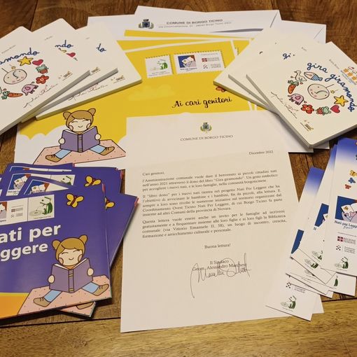 Borgo Ticino: l'amministrazione comunale dona un libro ad ogni piccolo cittadino nato nell’anno 2021