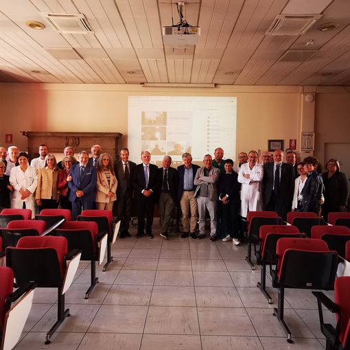 Il Magnifico Rettore dell'Università del Piemonte Orientale visita l'Ospedale Santissima Trinità di Borgomanero