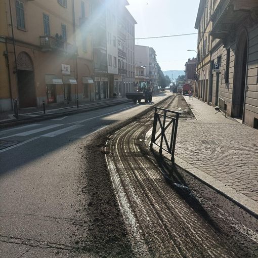 Arona: miglioramenti stradali in via Matteotti e corso Liberazione