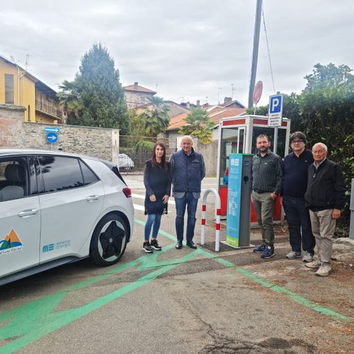 Inaugurata a Gozzano una stazione di ricarica per veicoli elettrici