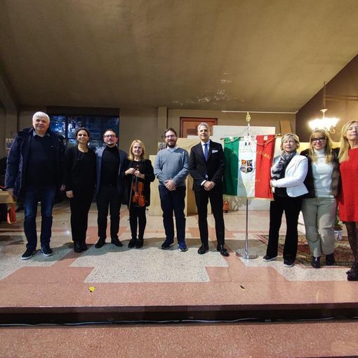 Crivelli e Palmieri presenziano all'evento della scuola di musica Dedalo