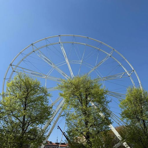 Torna la Ruota panoramica ai giardini di Arona