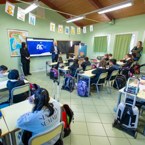 Fondazione Comunitaria Novarese in visita alla primaria di Biandrate