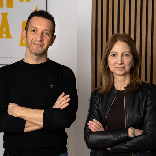 Nella foto: Andrea Pucci con Monica Barbaglia del Centro Santa Monica