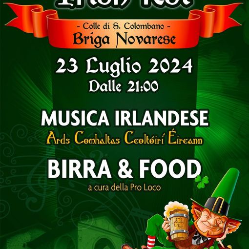 Gemellaggio con gli Irlandesi di Bangor: serata teatrale e musica folkloristica al Colle di San Colombano