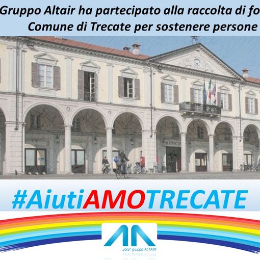 Il Gruppo Altair dona 5 mila euro al fondo  “AiutiAMO Trecate”
