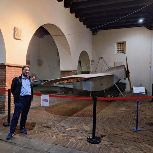 Andrea Crivelli in un viaggio culturale con gli studenti di Novara