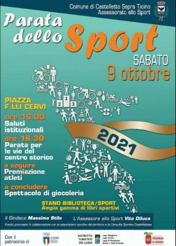 Si svolgerà domani a Castelletto la ‘Parata dello Sport’
