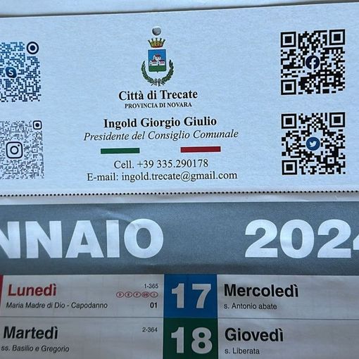 &quot;Propaganda politica nel calendario del Comune&quot;: è polemica a Trecate