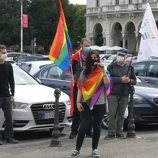 Anche a Novara in piazza per il DDL Zan FOTO