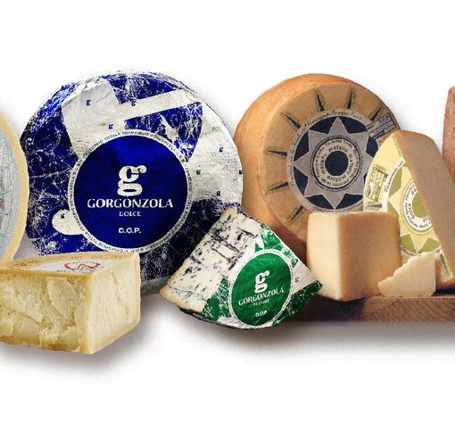 La tournée spagnola di asiago, gorgonzola, pecorino sardo e taleggio, quattro grandi formaggi italiani dop