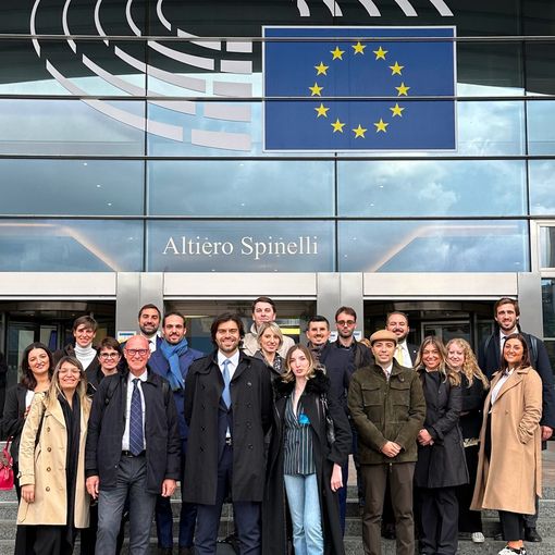 I Giovani Imprenditori alla sede del Parlamento europeo a Bruxelles