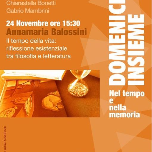 'Il tempo della vita': un viaggio tra filosofia e letteratura a Novara