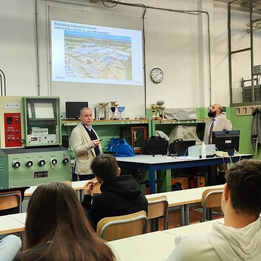 Prosegue la collaborazione tra Roechling Industrial Italy e Istituto tecnico “Da Vinci”