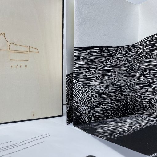 Le sculture di Valerio Tedeschi e le opere grafiche de la tana dei lupi gentili