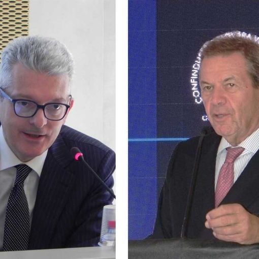 Nella foto a sinistra Carlo Mezzano a destra Gianni Filippa