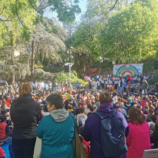 Marcia della pace a Novara, oltre duemila bambini