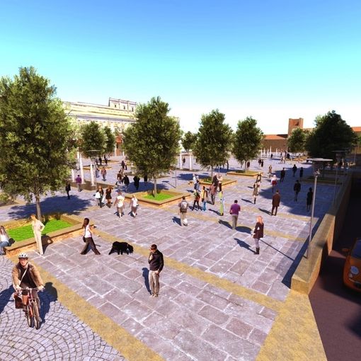 Il “sogno” dei Lions per piazza Martiri pedonale