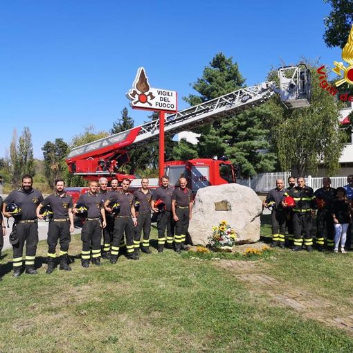 I Vigili del Fuoco hanno ricordato i colleghi caduti nel terribile attentato delle Torri Gemelle