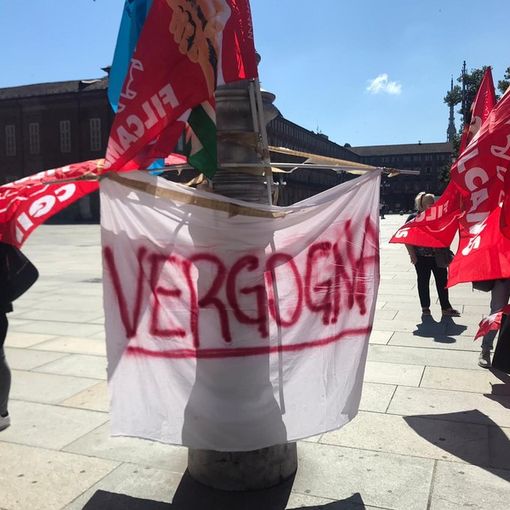 Gli addetti alle pulizie degli ospedali sul piede di guerra: &quot;Dimenticati anche durante il Covid&quot; [FOTO E VIDEO]