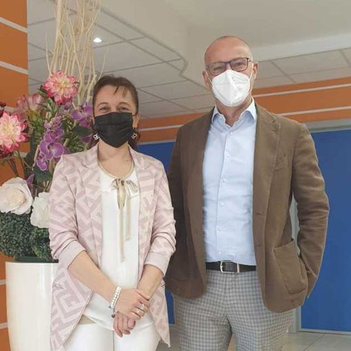 Momo, il sindaco Faccio in visita ai nonni della Rsa &quot;Massimo Squarini&quot;
