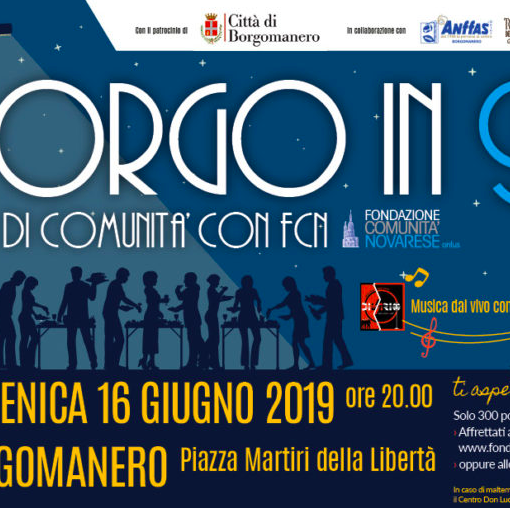 “Borgo in Blu” 2019: domenica 16 giugno torna la Cena di Comunità