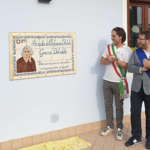 La scuola dell'infanzia di Bellinzago Novarese intitolata a Grazia Deledda: un momento di festa e condivisione