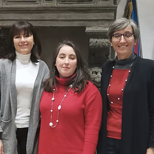 In foto da sinistra Monica Perroni, Erika Vallera, Emanuela Sarzotti