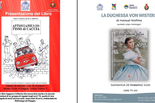 Presentazione di due libri a Oleggio