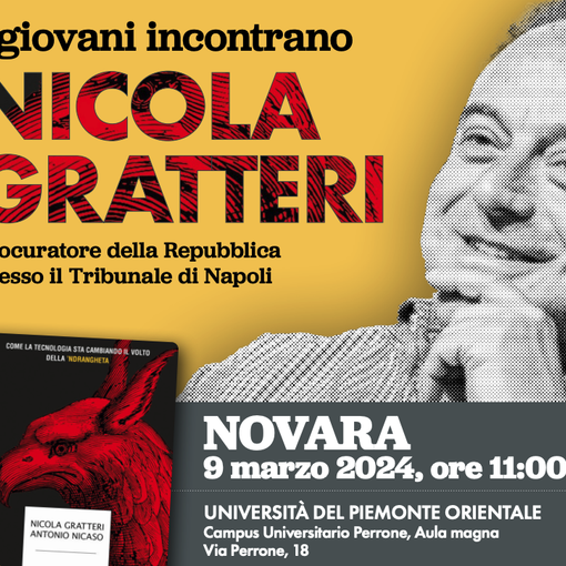 Lotta alla criminalità organizzata e impegno civile: i giovani incontrano Nicola Gratteri