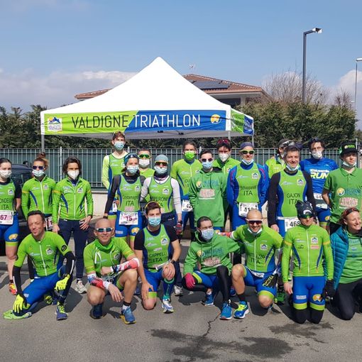 Forte partecipazione e ottimi risultati dei biellesi di Valdigne Traithlon nel Duathlon di Circuito Nazionale di Santena (TO)