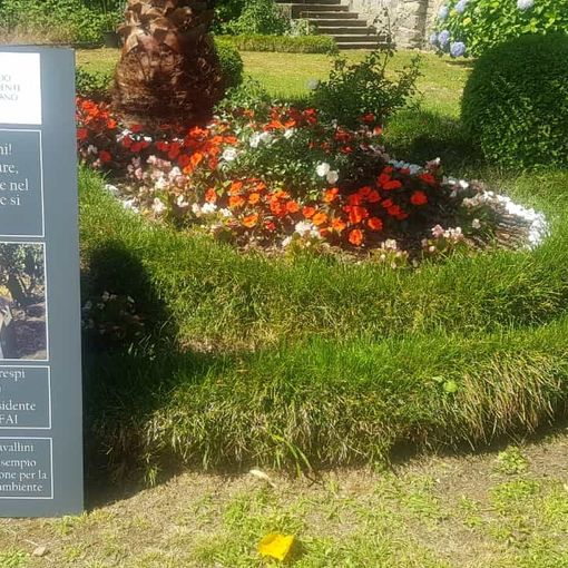 Inaugurata all'istituto Bonfanti un aiuola in memoria di Giulia Maria Crespi