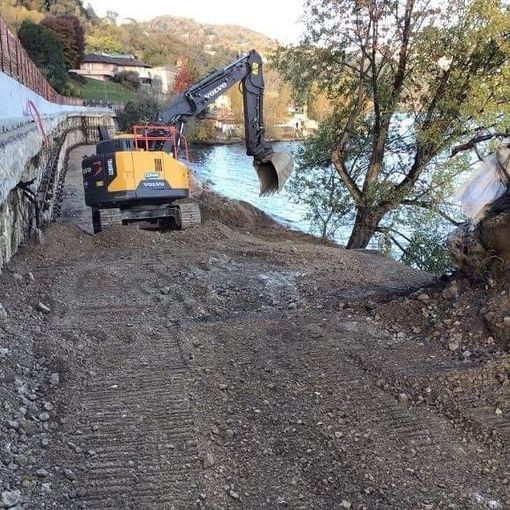 Proseguono i lavori alla statale all’ingresso di Arona