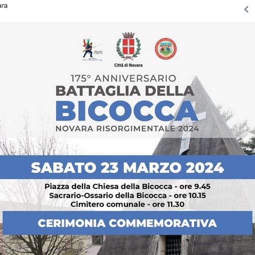 Celebrazioni del 175 anniversario della battaglia della Bicocca