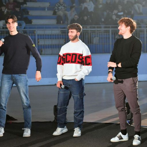 Calciatori-studenti, gli azzurri incontrano i giovani liceali