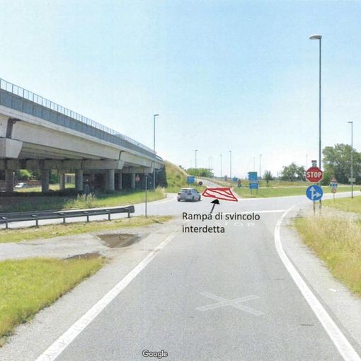Modifica all'accesso della tangenziale da Cameri